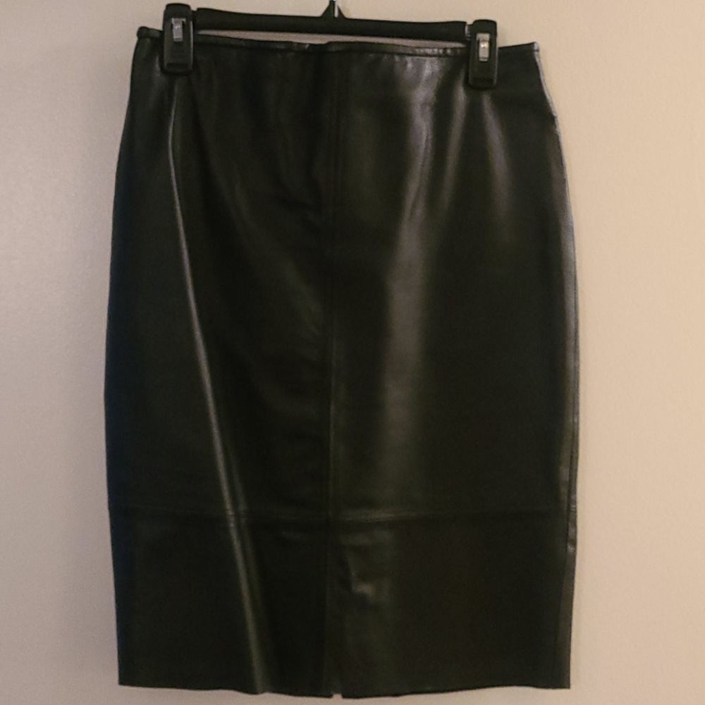 Leather skirt
